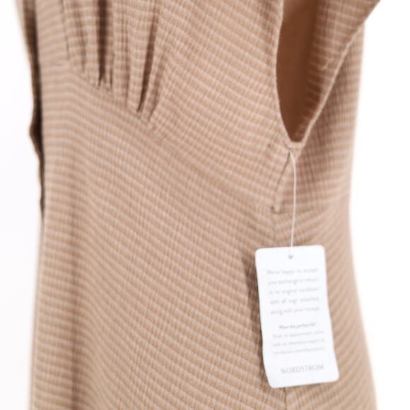 Samsoe Samsoe Women Brown Viscose Valerie Button Front Casual Dress Size M - Picture 7 of 10